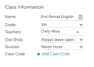 Class'Code in English – Class'Code